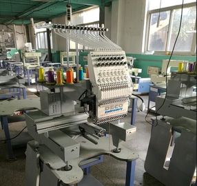 Multi - Languages Touch Panel Single Head Embroidery Machine With Thready Holding System